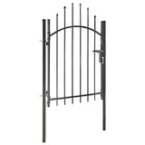 Garden Gate Woerden Steel 1x1.25 m Black 143059