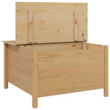 Coffee Table with Drawer HILL Honey Brown 79.5 x 79.5 x 49 cm 42025040