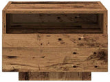 Bedside Cabinet 2 pcs Old Wood 40 x 39 x 37 cm Engineered Wood 863067