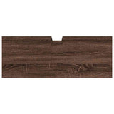 Bathroom Sink Cabinet Brown Oak 80x30x60 cm Engineered Wood 842455