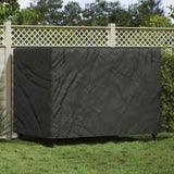 Outdoor Swing Cover Black 220 x 125 x 170 cm 420D Oxford Fbric 4105919