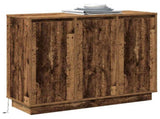 LED Sideboard Old Wood 90 x 32 x 75 cm Engineered Wood 869680