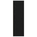 Book Cabinet Black Oak 66x30x98 cm Engineered Wood 862420