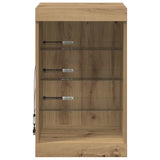 LED Sideboard Artisan Oak 41 x 37 x 67 cm Engineered Wood 863052