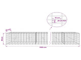 Gabion with 3.5 mm Wire and 5x10 cm Mesh 1150x20x50 cm 3462617
