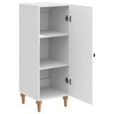 Sideboard High Gloss White 33 x 34.5 x 90 cm Engineered Wood 894139
