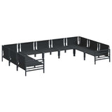 Garden Sofa Set Anthracite Steel 3379014