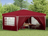 Pop-up Party Tent 288 x 288 x 245 cm Burgundy Oxford Fabric 42019774