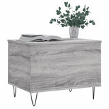 Coffee Table Grey Sonoma 60x44.5x45 cm Engineered Wood 830954