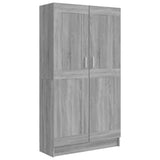 Book Cabinet Grey Sonoma 82.5x30.5x150 cm Engineered Wood 815613