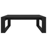 Coffee Table Black 100x100x35 cm Engineered Wood 808631