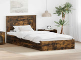 Bed Frame with Drawer with Headboard Manual Engineered Wood 3410354