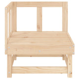 Garden Corner Sofa Solid Wood Pine 825366
