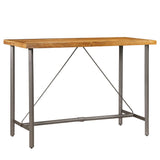 ZNTS Bar Table Solid Reclaimed Teak 150x70x106 cm 245805