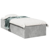 Bed Frame without Mattress Concrete Grey 90x200 cm 3281059