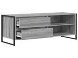 TV Cabinet Grey Sonoma 100 x 36 x 49.5 cm Engineered Wood 886561
