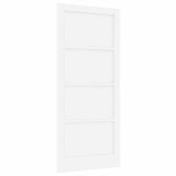 Interior Door White 93 x 211 cm Plywood 42052401