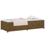 Day Bed without Mattress Honey Brown 90x200 cm Solid Wood Pine 821592