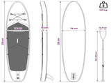 Inflatable Stand Up Paddle Board POSEIDON Green PVC 42039119