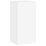TV Wall Cabinet with LED Lights White 40.5x35x80 cm 837260