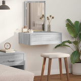 Dressing Table with Drawer Grey 60 x 40 x 70 cm Engineered Wood 865195