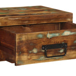 ZNTS Wall-mounted Bedside Cabinets 2 pcs Solid Wood Reclaimed 4017456