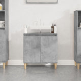 Sink Cabinet Concrete Grey 58x33x60 cm Engineered Wood 821256