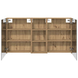 Bathroom Cabinet Set 3 pcs 130 x 14.5 x 70 cm Engineered wood 3403767