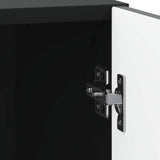 Bedside Table 2 pcs Black 43 x 34.5 x 47 cm Engineered Wood 895258