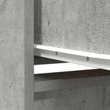 Cabinet with Drawer Concrete Grey 55.5x34x119.5 cm Engineered Wood 861646