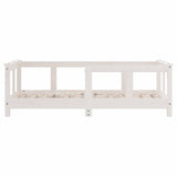 Kids Bed Frame White 70x140 cm Solid Wood Pine 834427