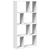 Bookcase White 60x20x120.5 cm Engineered Wood 858147