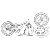 Kids Bike 18 Inches for 5-7 Years Old Light Pink 42009540
