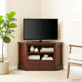 CornerTVCabinet Brown 80 x 40.5 x 45 cm Solid Mahogany Wood 42009930