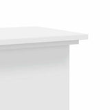Plant Stand White 33x33x100 cm Engineered Wood 852978