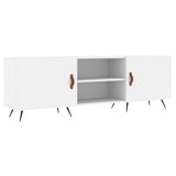 TV Cabinet White 150x30x50 cm Engineered Wood 829068