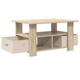 Coffee Table Sonoma Oak 77 x 55 x 42 cm Engineered Wood 8000414