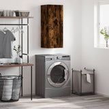 Wall Mounted Cabinet Smoked Oak 34.5x34x90 cm 828865