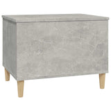 Coffee Table Concrete Grey 60x44,5x45 cm Engineered Wood 819568