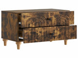 Bedside Cabinet Smoked Oak 62 x 34.5 x 48 cm Engineered Wood 894090