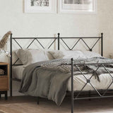 Metal Replace Headboard Black 160cm 376537