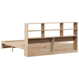 Bookcase Bed without Mattress 180x200cm Super King Solid Wood Pine 3322399