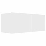 7 Piece TV Cabinet Set White Engineered Wood 3078672