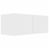 7 Piece TV Cabinet Set White Engineered Wood 3078672