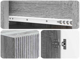 Cabinet Set 2 pcs Grey Sonoma 66 x 34.5 x 90 cm Engineered Wood 3416580