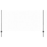 Embedded Fence Post 11 pcs Grey 160 cm Powder-Coated Steel 42006283