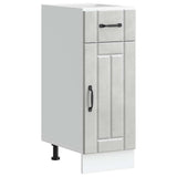 Kitchen Base Cabinet Lucca Concrete Grey Engineered Wood 853701