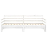 Pull-out Day Bed without Mattress White 2xcm 806956