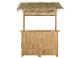 Outdoor Bar Table Natural 115 x 95 x 215 cm Bamboo 42028065