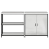 Kitchen Storage Set HATTEM 2 pcs Silver Galvanised Steel 3392657
